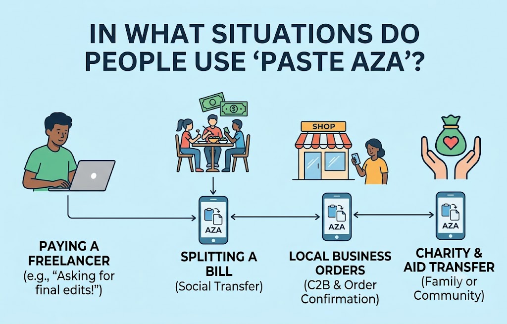 In What Situations Do People Use Paste Aza