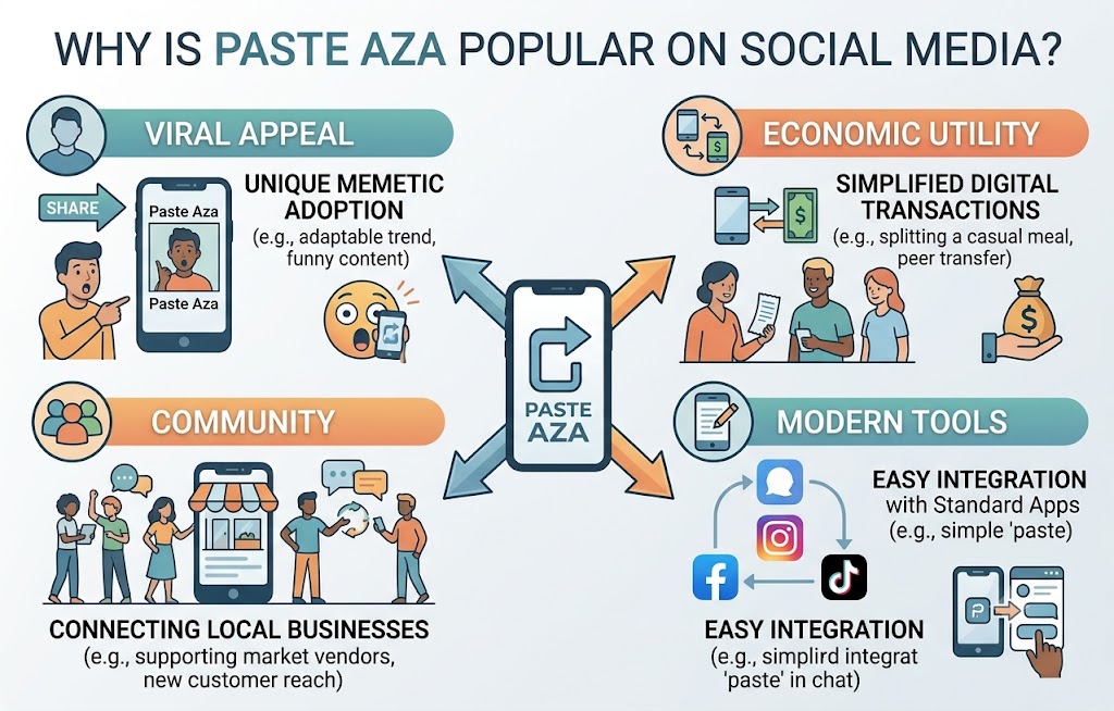 Why is Paste Aza popular on social media